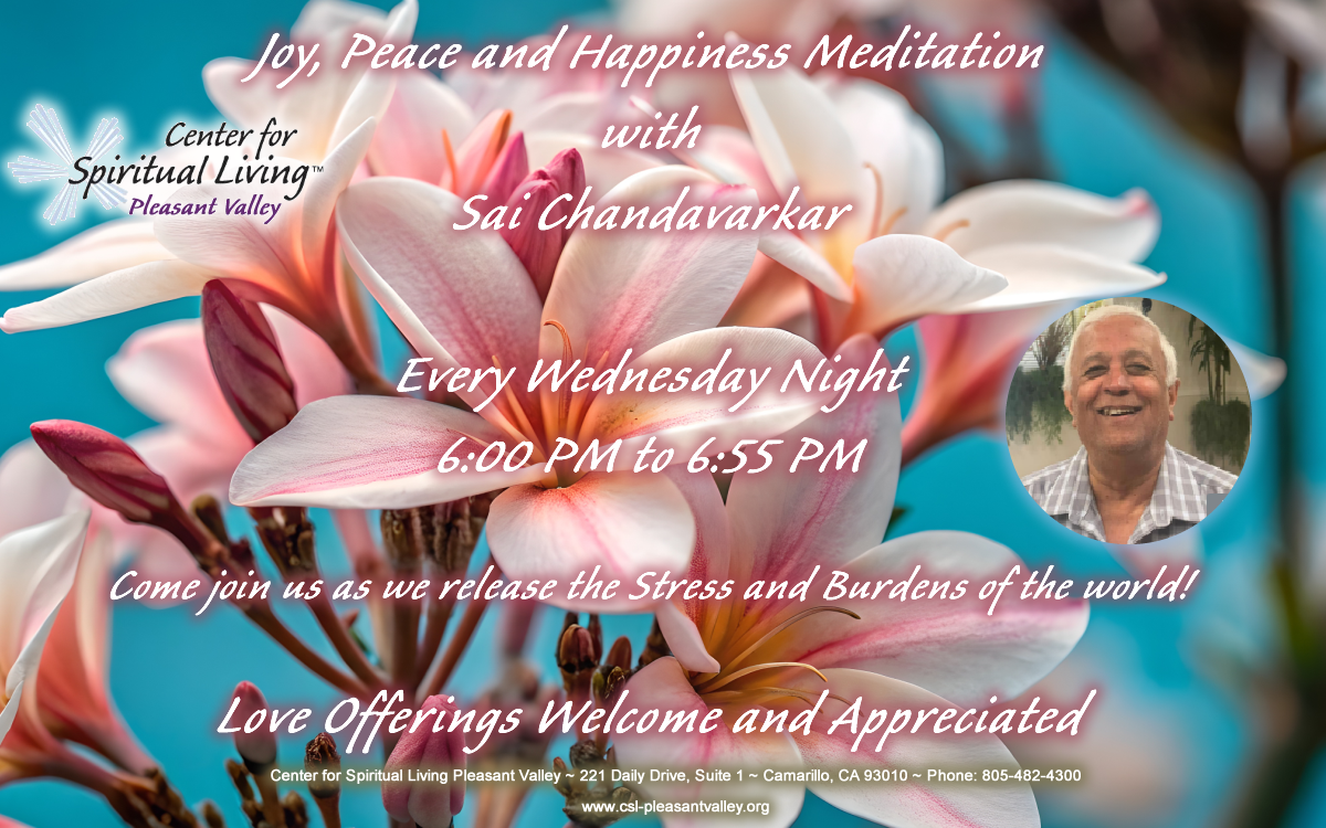 Sai Chandavarkar Wednesday Meditation